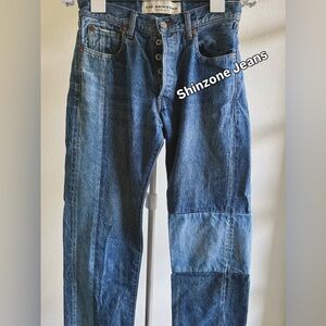 The Shinzone Tokyo City Relaxed Fit Blue Jeans Unisex Men’s Size 34 EUC